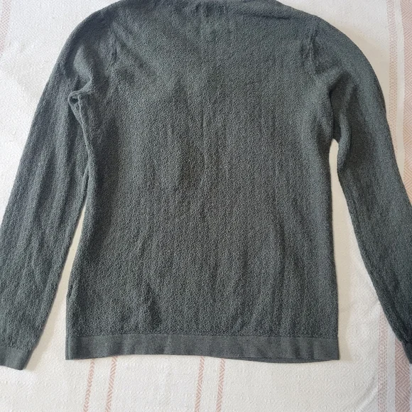 ASOS army green chest pocket sweater XXS - Picture 5 of 5